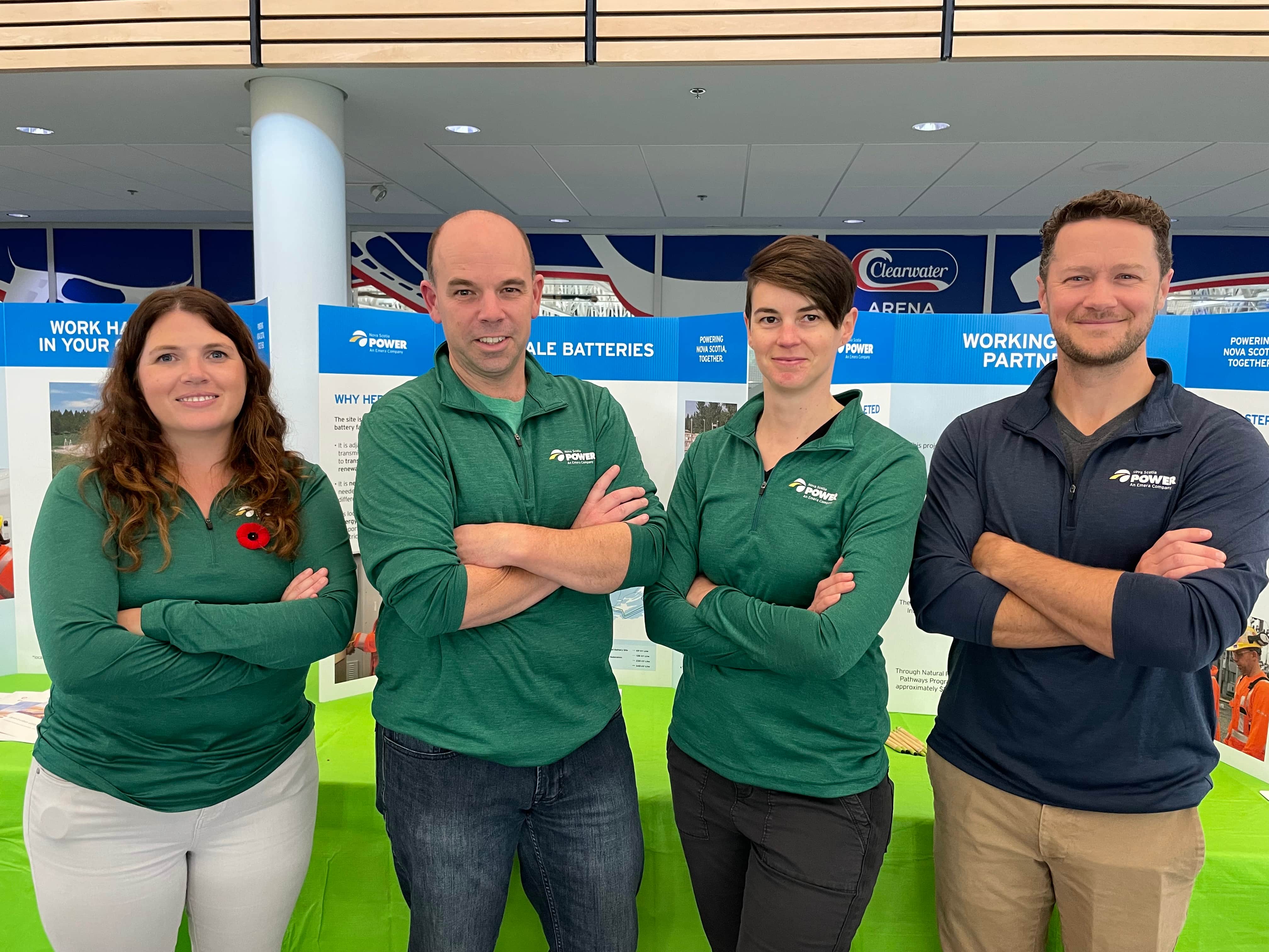 NSP employees in a Bridgewater community open house